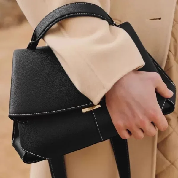 Sac Polen en Cuir group, NicheMokki Français, à la Mode, Vintage, Simple Initié, Incliné, Sous les Bras